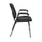 Regency Regency Ace Vinyl Guest Stacking Chair with Arms (18 pack)- Black 2125LBK18PK - alternate 2